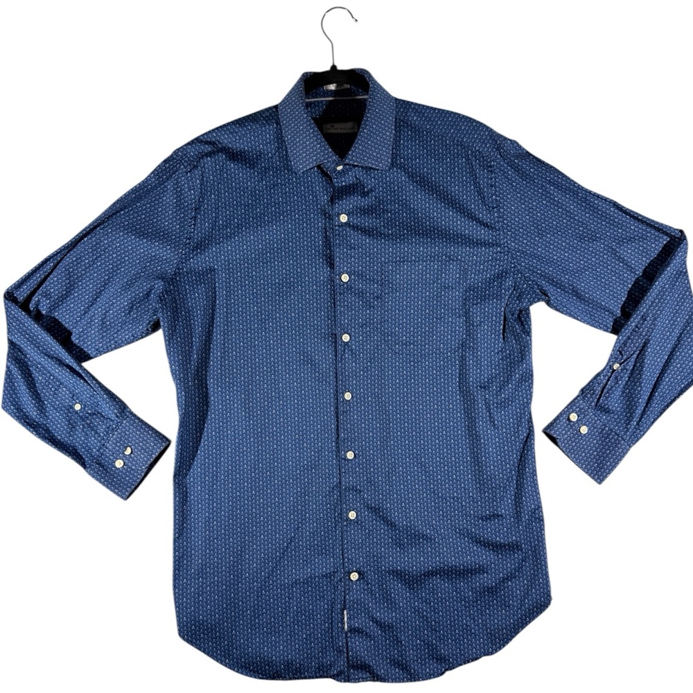 Peter Millar Navy Button Down Shirt Men’s L